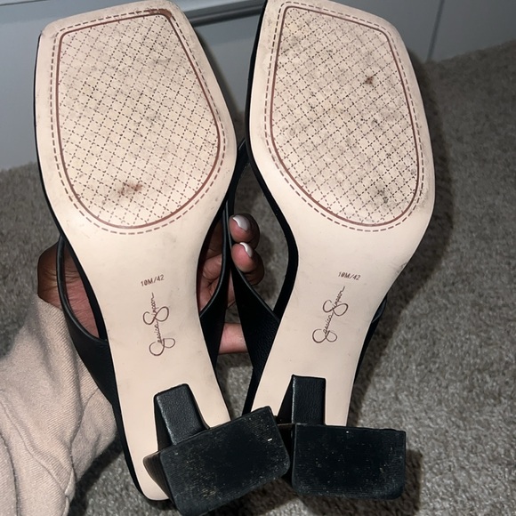 Black heel sandals - Picture 3 of 3